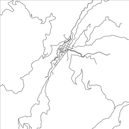ROAD MAP OF SAN BERNARDO, COLOMBIA BY MAPBAKES
