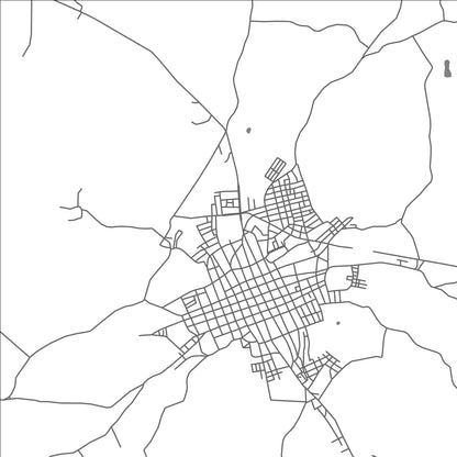 ROAD MAP OF SAN LUIS DE SINCE, COLOMBIA BY MAPBAKES