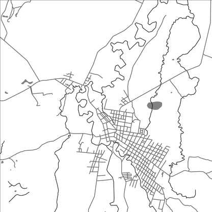 ROAD MAP OF SAN PEDRO DE URABA, COLOMBIA BY MAPBAKES