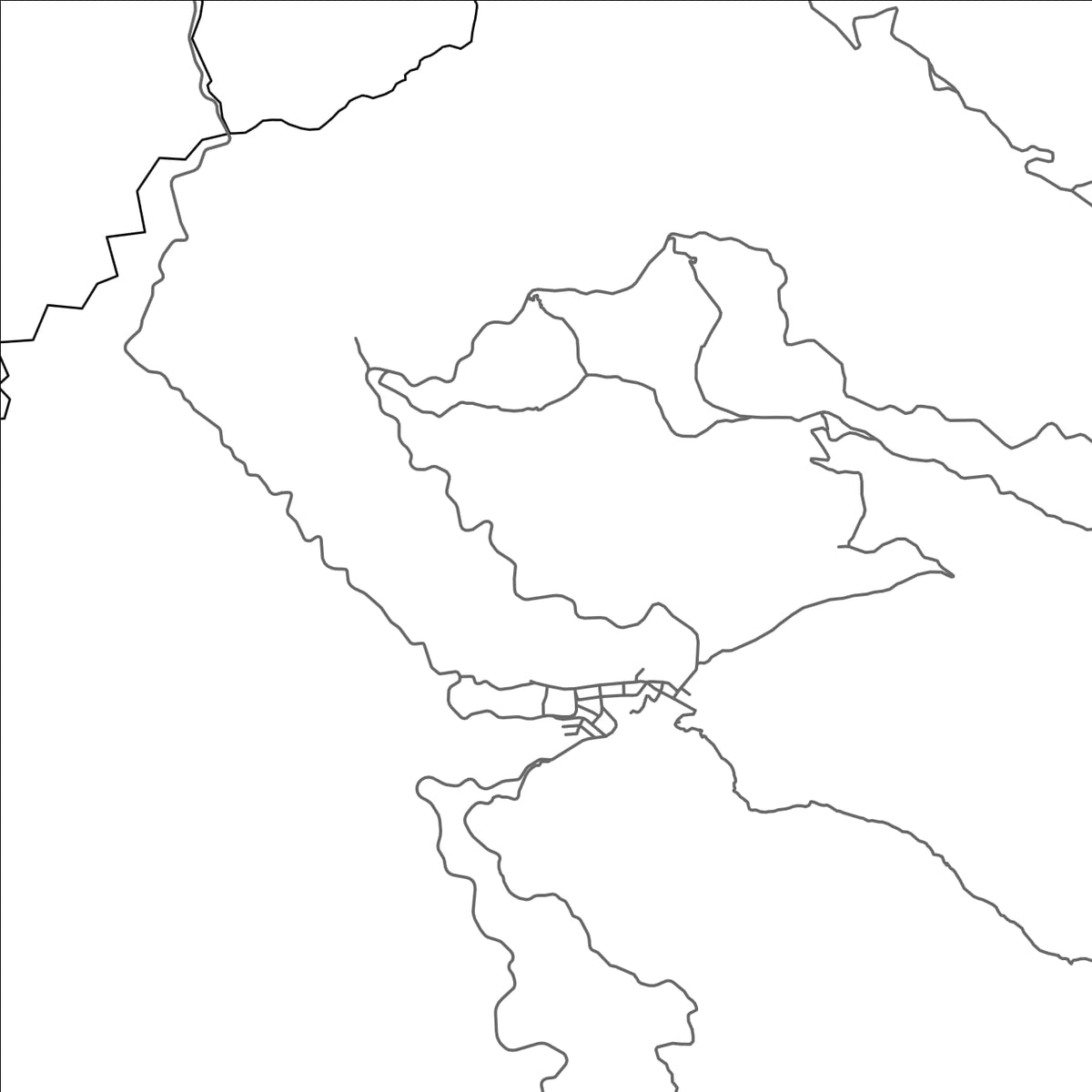ROAD MAP OF SAN SEBASTIAN, COLOMBIA BY MAPBAKES