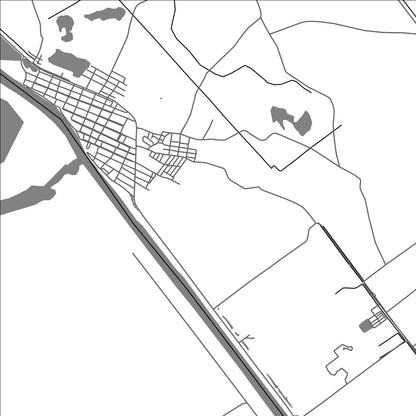 ROAD MAP OF SANTA LUCIA, COLOMBIA BY MAPBAKES