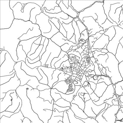 ROAD MAP OF SANTA ROSA DE OSOS, COLOMBIA BY MAPBAKES