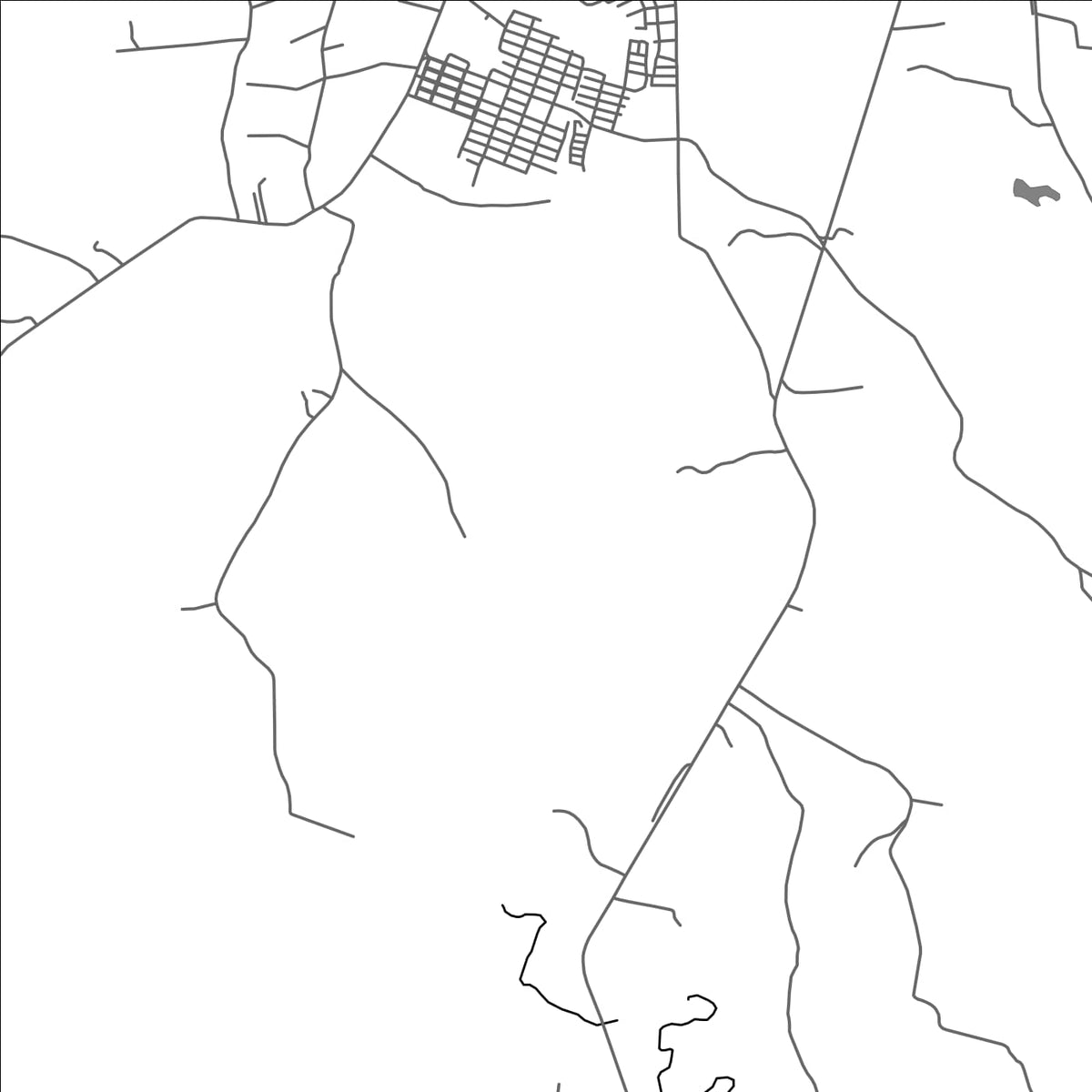 ROAD MAP OF SANTO TOMAS, COLOMBIA BY MAPBAKES