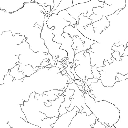 ROAD MAP OF SASAIMA, COLOMBIA BY MAPBAKES