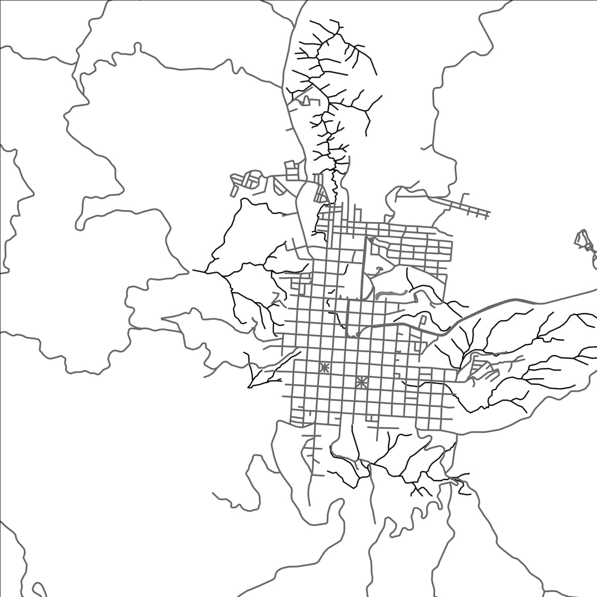 ROAD MAP OF SEVILLA, COLOMBIA BY MAPBAKES