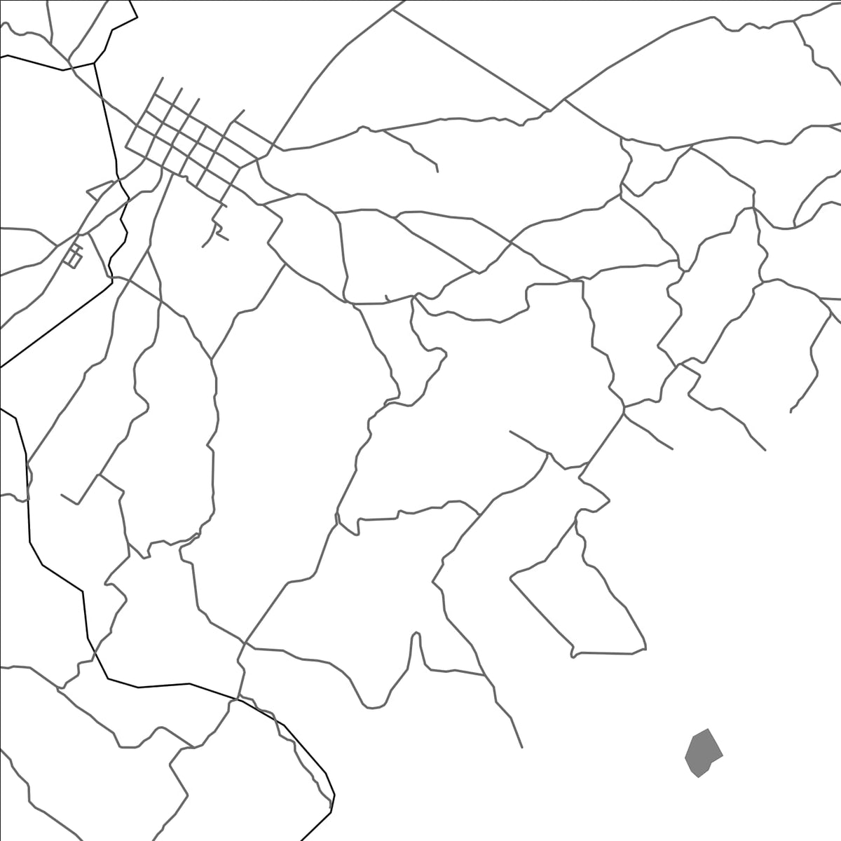 ROAD MAP OF SIACHOQUE, COLOMBIA BY MAPBAKES