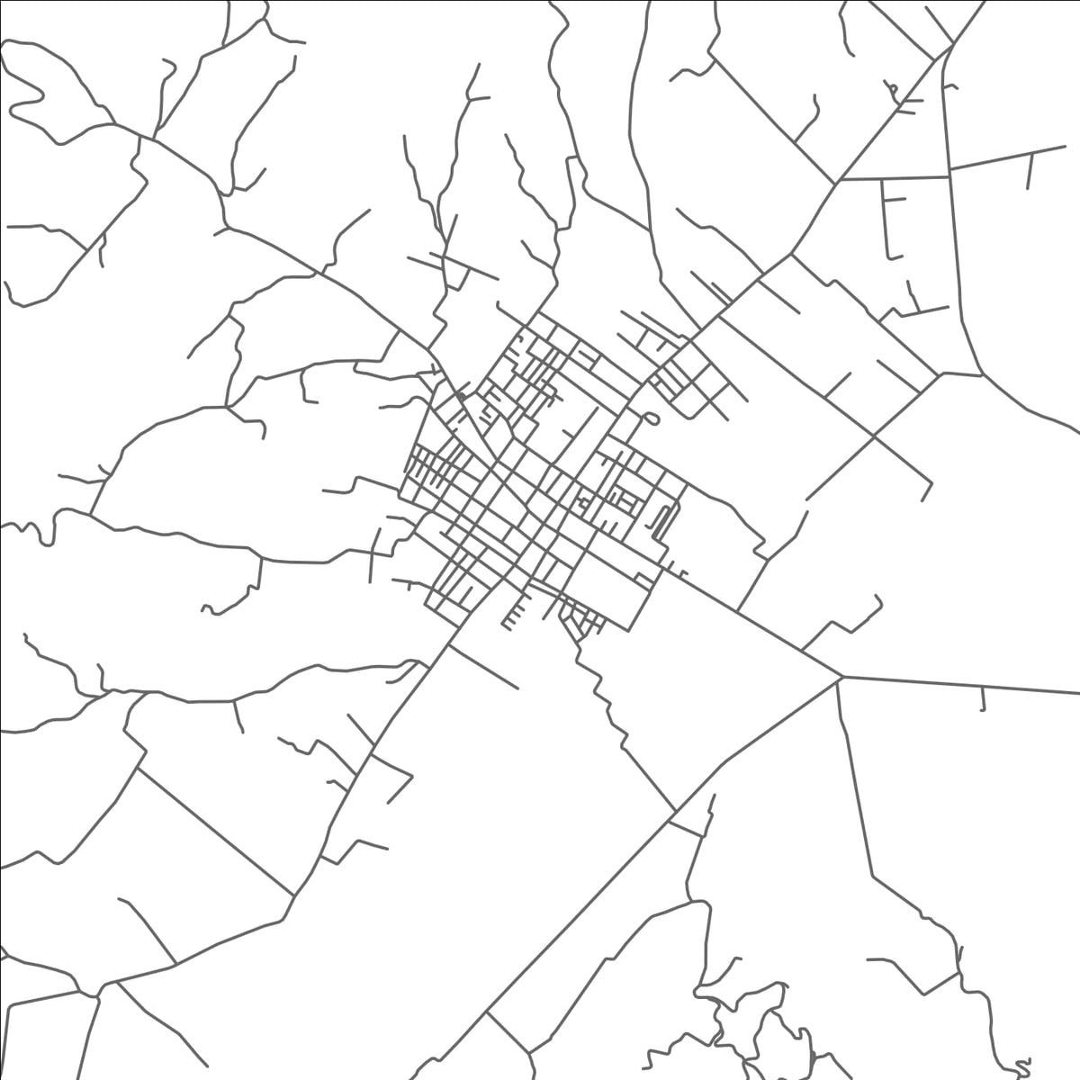 ROAD MAP OF SIMIJACA, COLOMBIA BY MAPBAKES