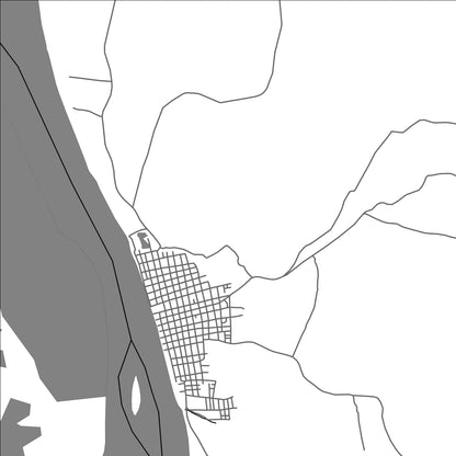 ROAD MAP OF SITIONUEVO, COLOMBIA BY MAPBAKES