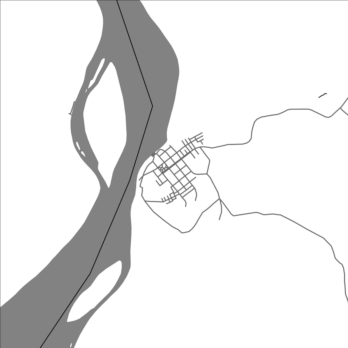 ROAD MAP OF SOLANO, COLOMBIA BY MAPBAKES