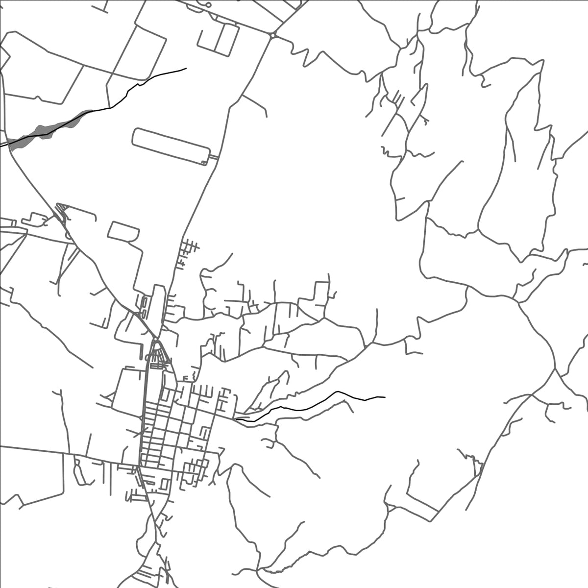 ROAD MAP OF SOPO, COLOMBIA BY MAPBAKES