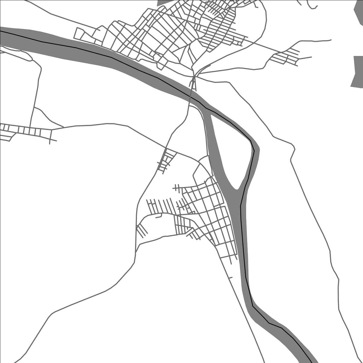 ROAD MAP OF TALAIGUA NUEVO, COLOMBIA BY MAPBAKES