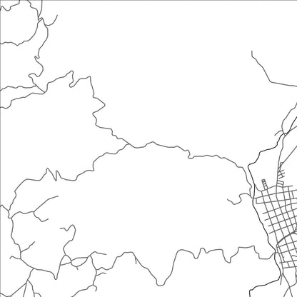 ROAD MAP OF TIMANA, COLOMBIA BY MAPBAKES
