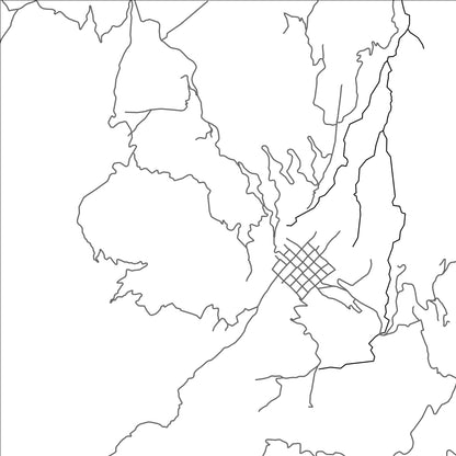 ROAD MAP OF TITIRIBI, COLOMBIA BY MAPBAKES