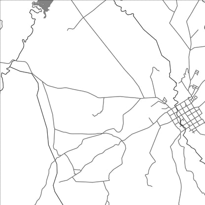 ROAD MAP OF TOCA, COLOMBIA BY MAPBAKES