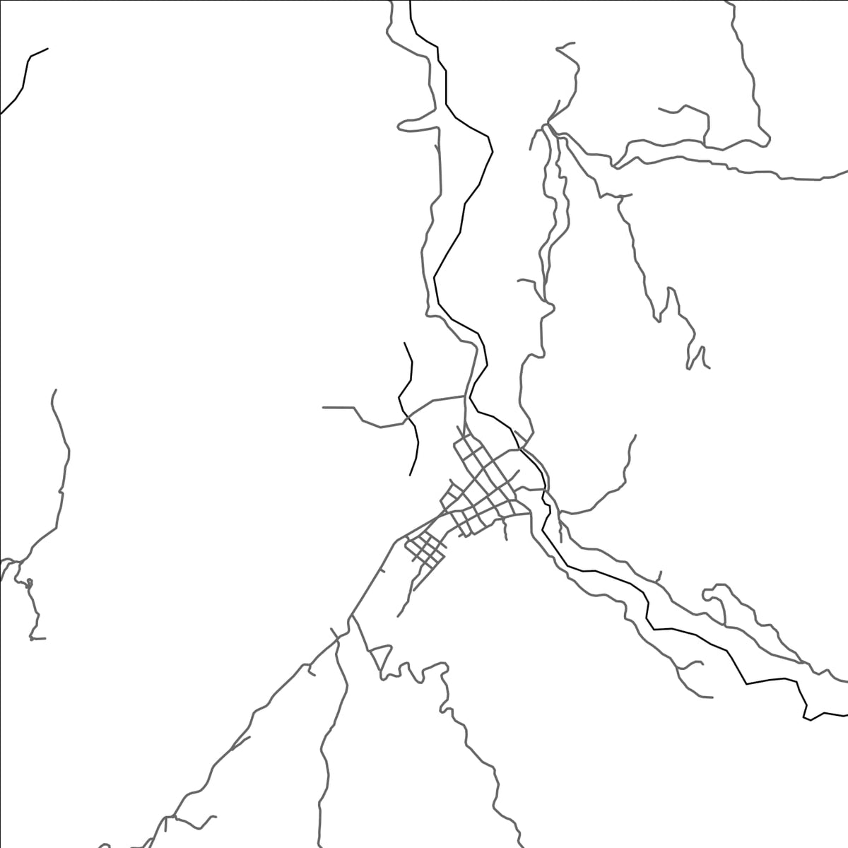 ROAD MAP OF TORIBIO, COLOMBIA BY MAPBAKES