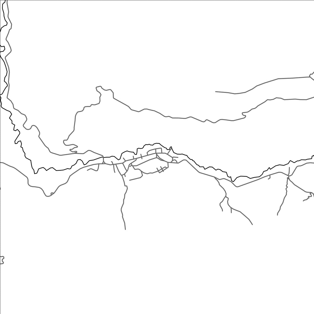 ROAD MAP OF TOTORO, COLOMBIA BY MAPBAKES