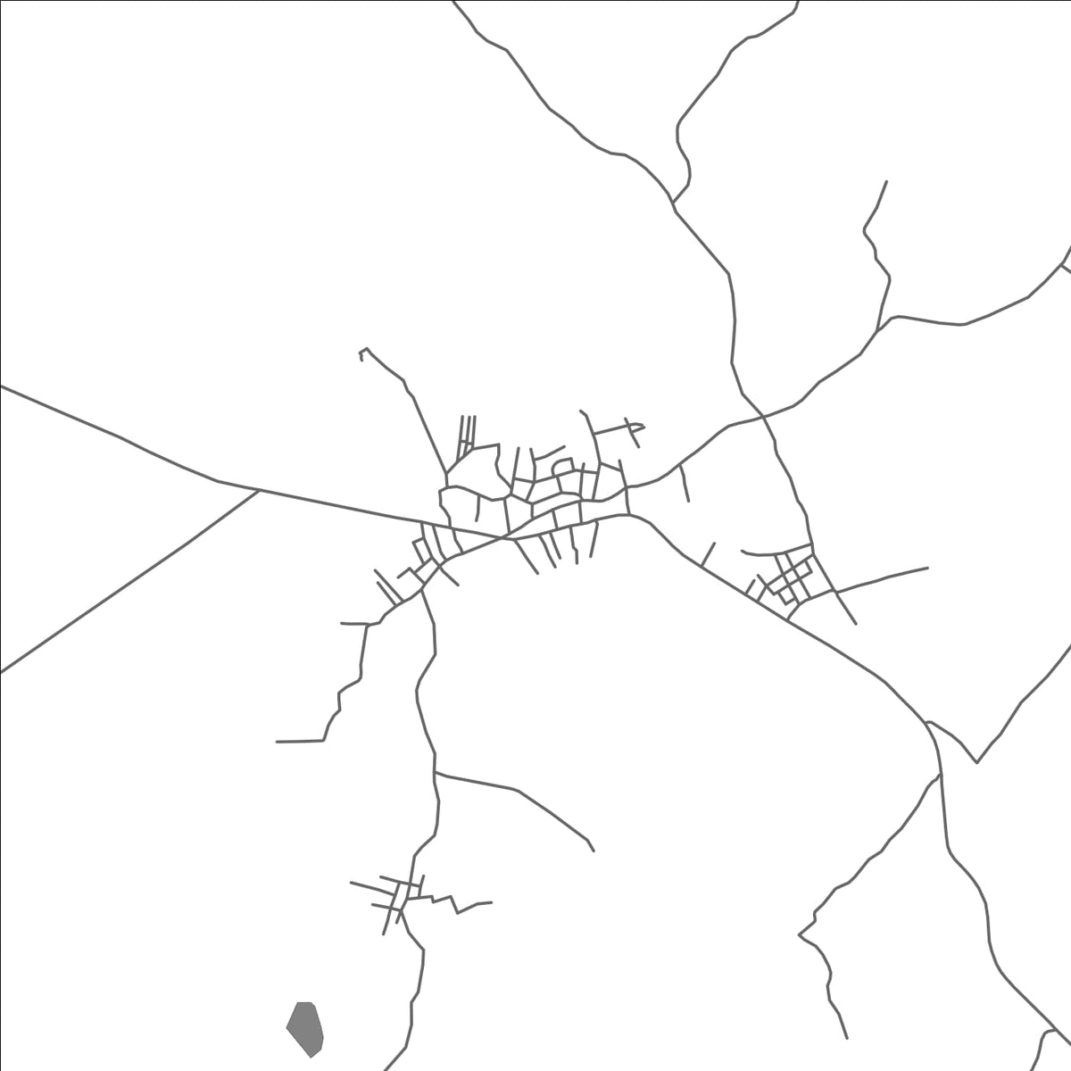 ROAD MAP OF TUCHIN, COLOMBIA BY MAPBAKES
