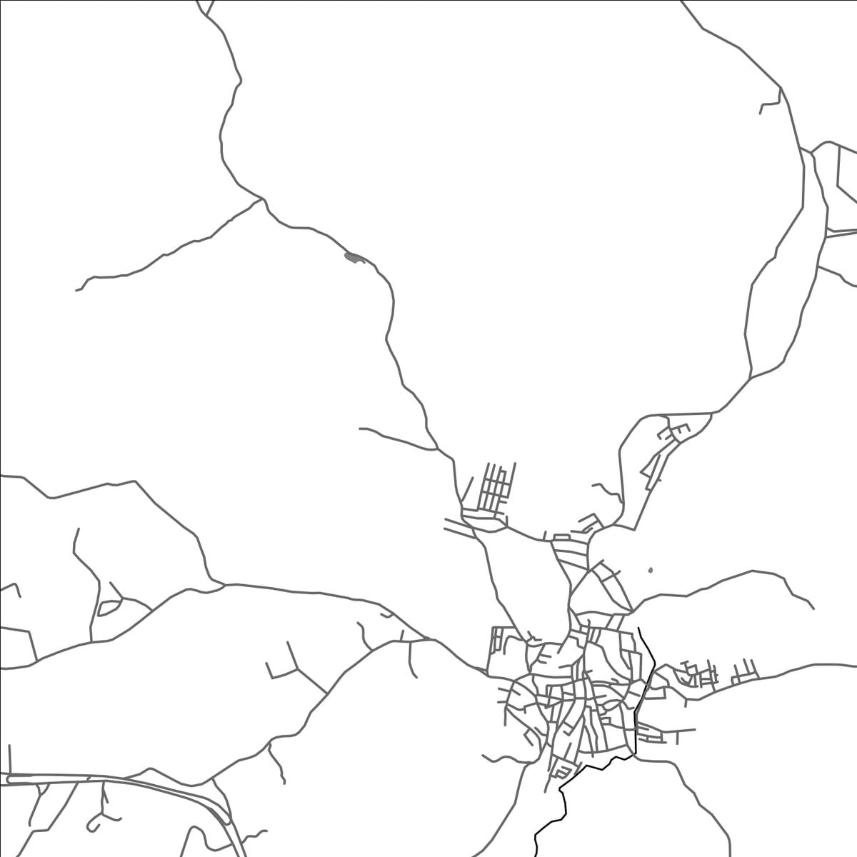 ROAD MAP OF TURBANA, COLOMBIA BY MAPBAKES