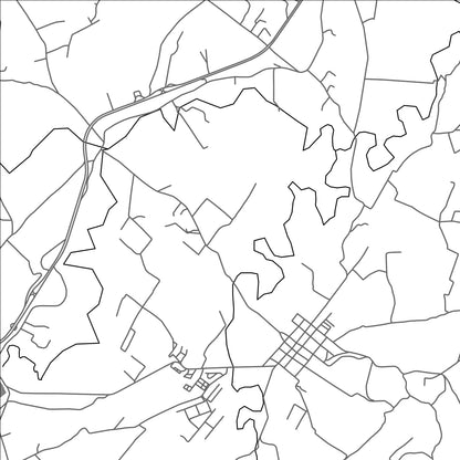 ROAD MAP OF TUTA, COLOMBIA BY MAPBAKES