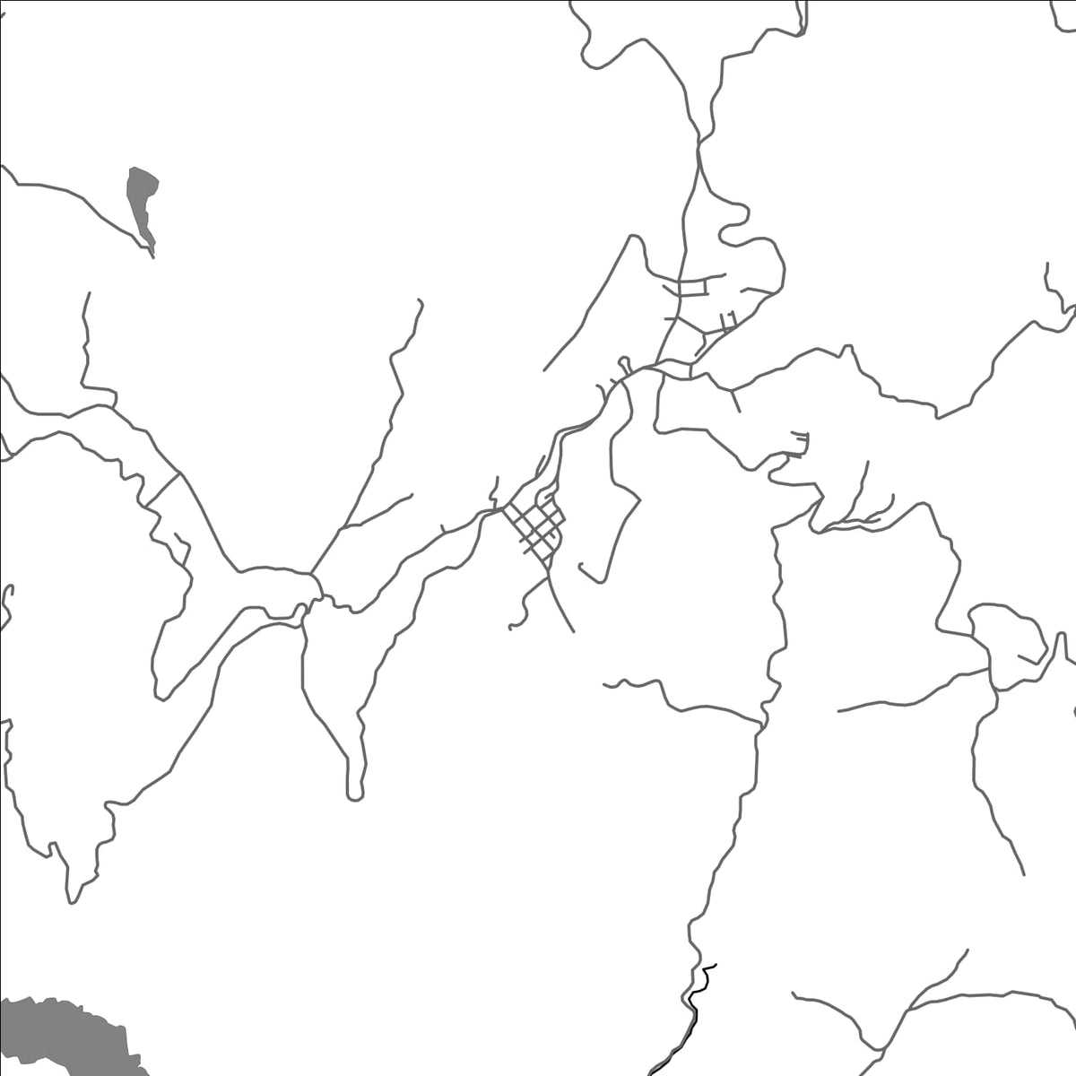 ROAD MAP OF UBALA, COLOMBIA BY MAPBAKES