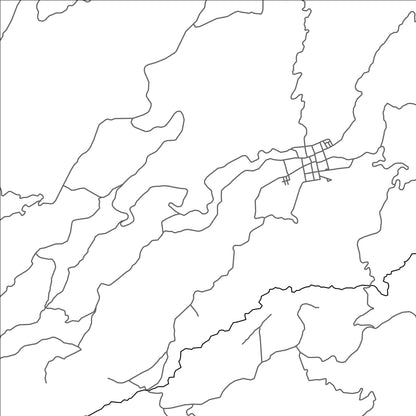 ROAD MAP OF UMBITA, COLOMBIA BY MAPBAKES
