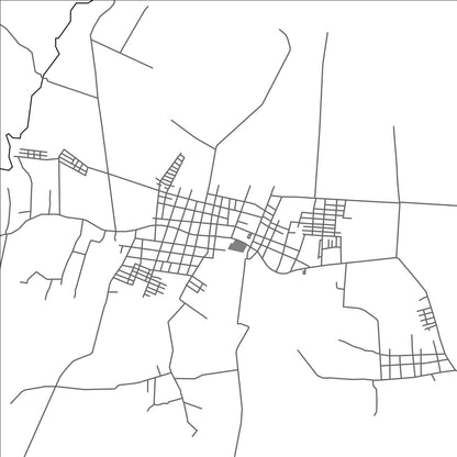 ROAD MAP OF VALENCIA, COLOMBIA BY MAPBAKES