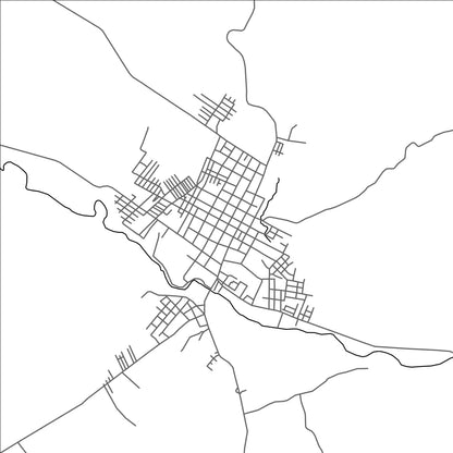 ROAD MAP OF VALLE DEL GUAMUEZ, COLOMBIA BY MAPBAKES