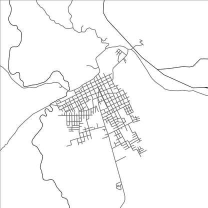 ROAD MAP OF VILLAGARZON, COLOMBIA BY MAPBAKES