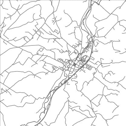 ROAD MAP OF VILLAPINZON, COLOMBIA BY MAPBAKES