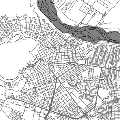 ROAD MAP OF VILLAVICENCIO, COLOMBIA BY MAPBAKES