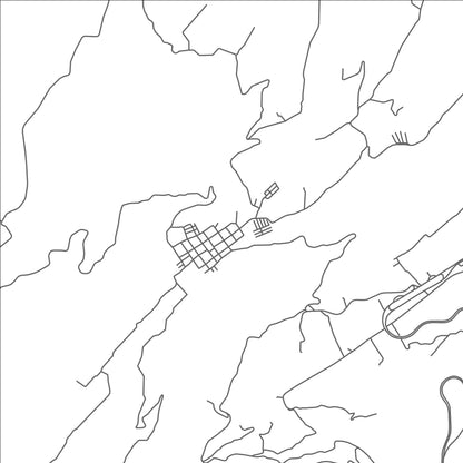 ROAD MAP OF YACUANQUER, COLOMBIA BY MAPBAKES