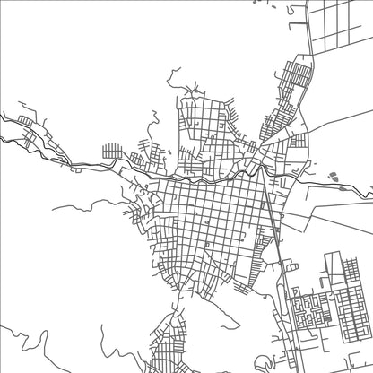 ROAD MAP OF YUMBO, COLOMBIA BY MAPBAKES