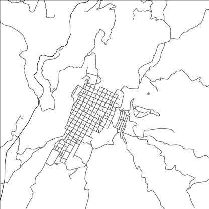 ROAD MAP OF ZAPATOCA, COLOMBIA BY MAPBAKES