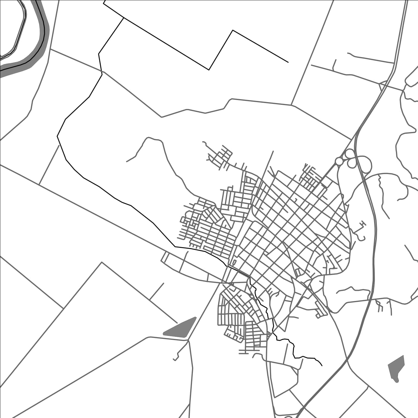 ROAD MAP OF ZARZAL, COLOMBIA BY MAPBAKES