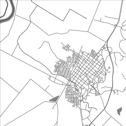 ROAD MAP OF ZARZAL, COLOMBIA BY MAPBAKES