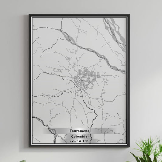 ROAD MAP OF TAURAMENA, COLOMBIA BY MAPBAKES