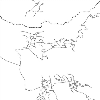ROAD MAP OF ADDA DOUENI, COMOROS BY MAPBAKES