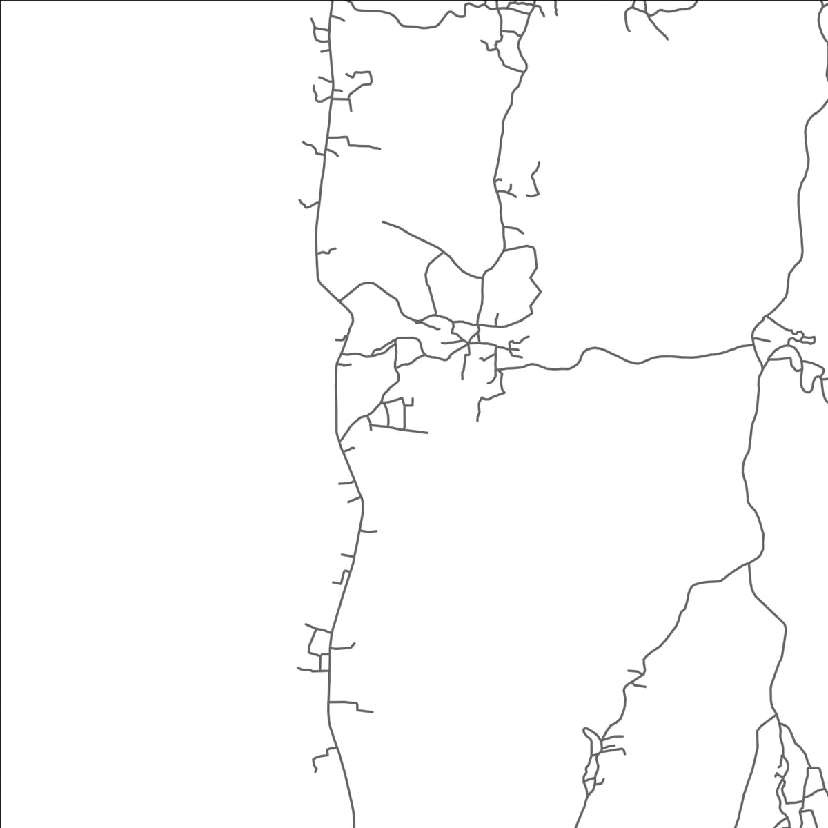 ROAD MAP OF BATSA, COMOROS BY MAPBAKES