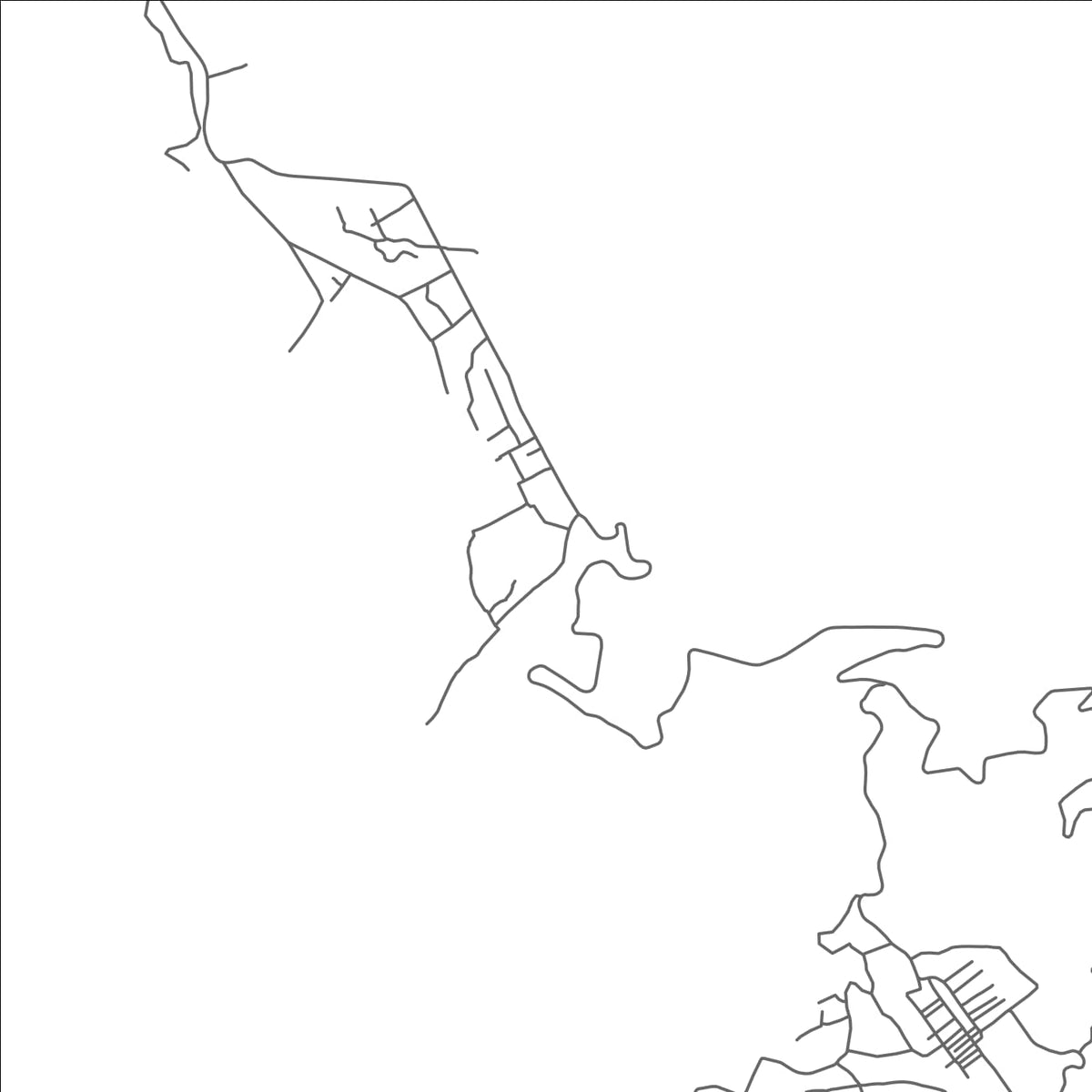 ROAD MAP OF BAZIMINI, COMOROS BY MAPBAKES