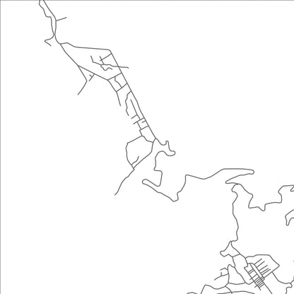 ROAD MAP OF BAZIMINI, COMOROS BY MAPBAKES