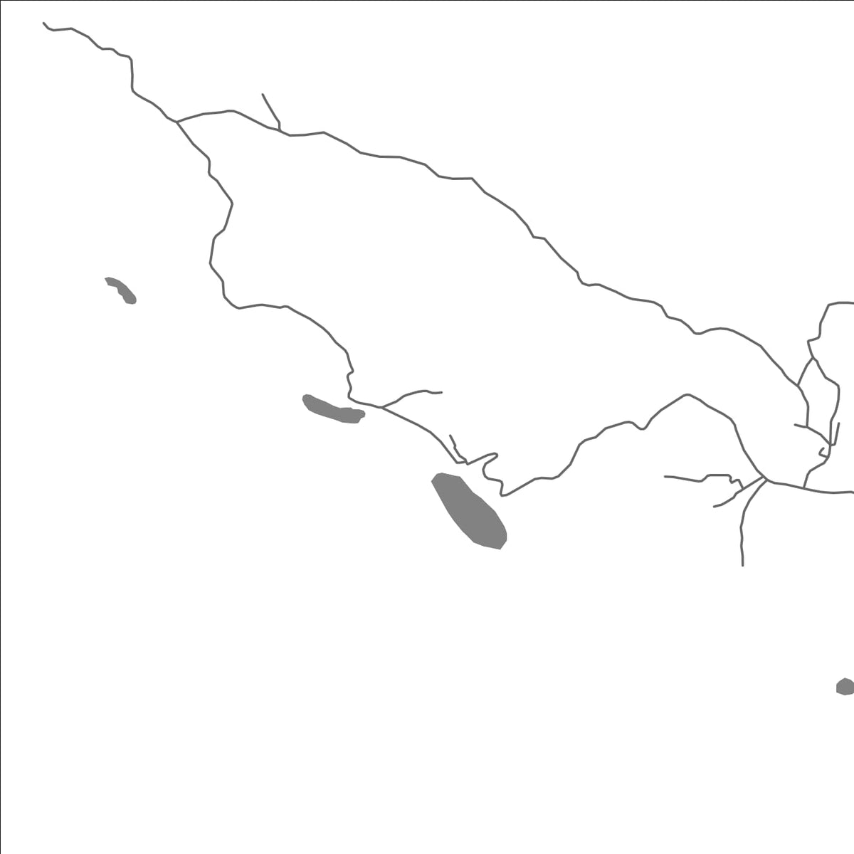 ROAD MAP OF BIMBINI, COMOROS BY MAPBAKES