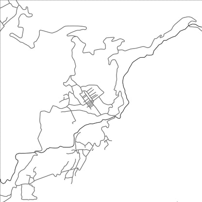 ROAD MAP OF CHANDRA, COMOROS BY MAPBAKES