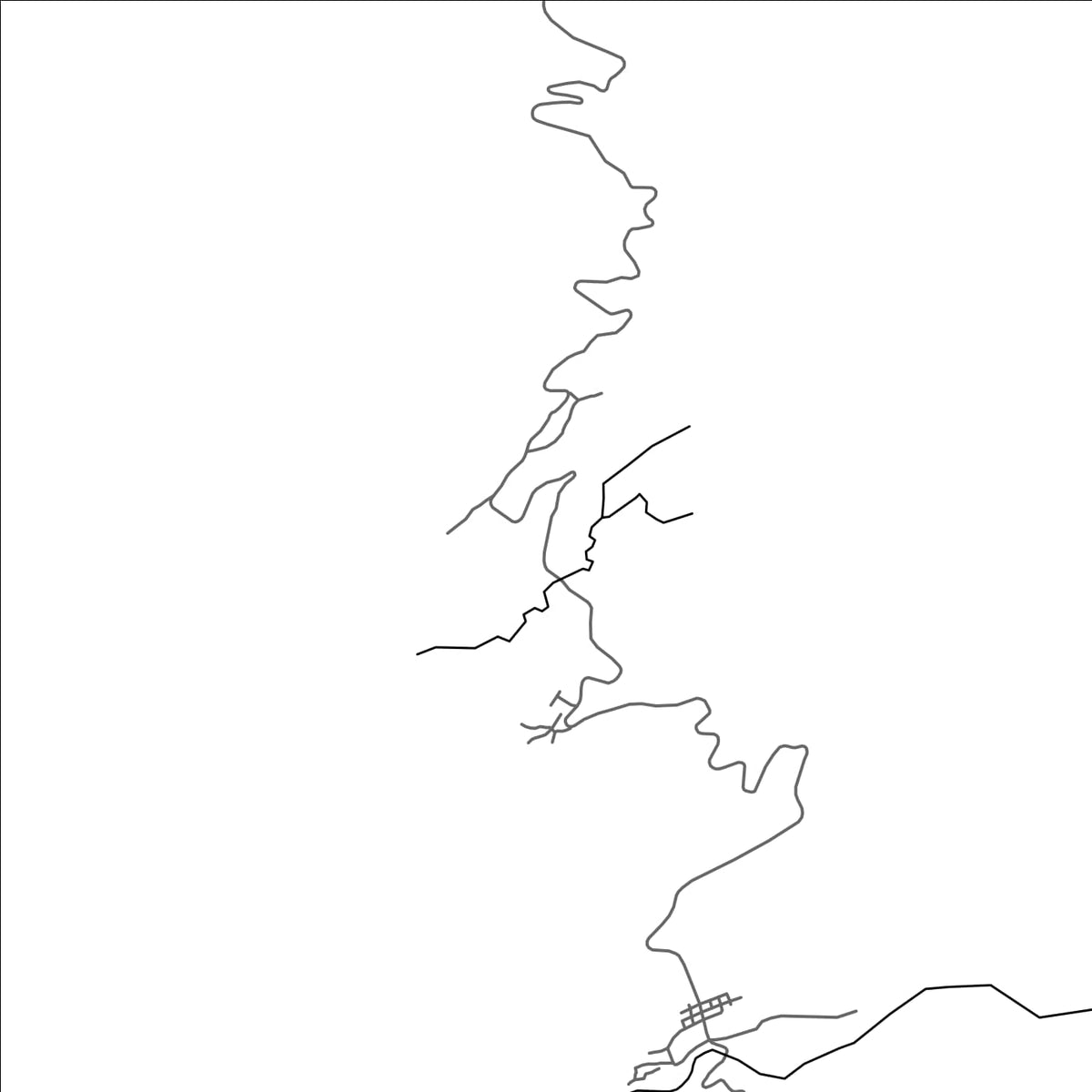 ROAD MAP OF CHIKONI, COMOROS BY MAPBAKES