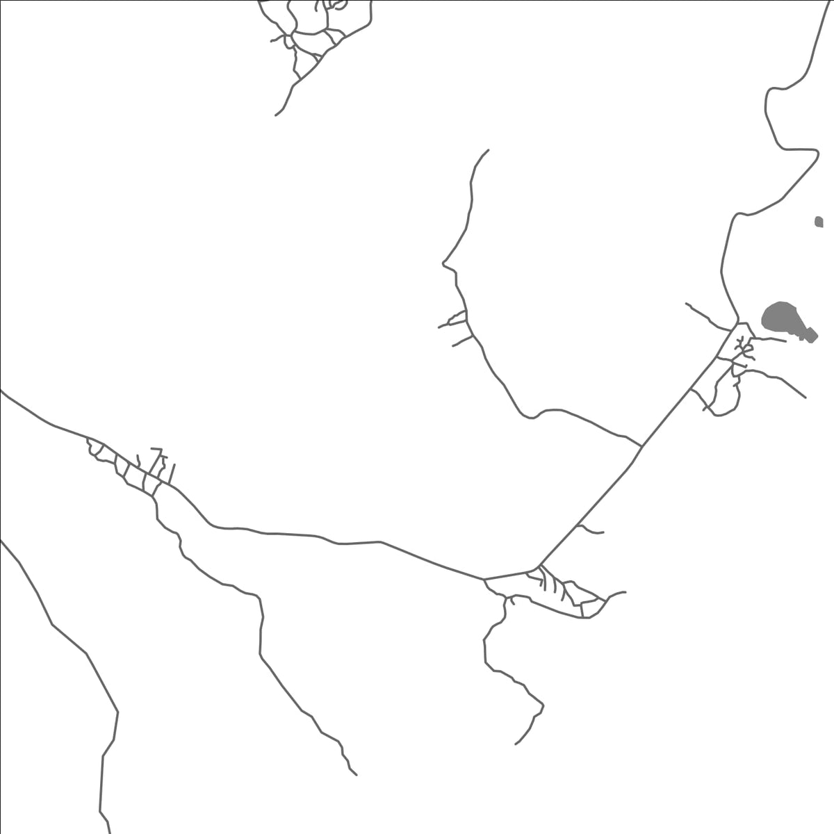 ROAD MAP OF CHINDINI, COMOROS BY MAPBAKES