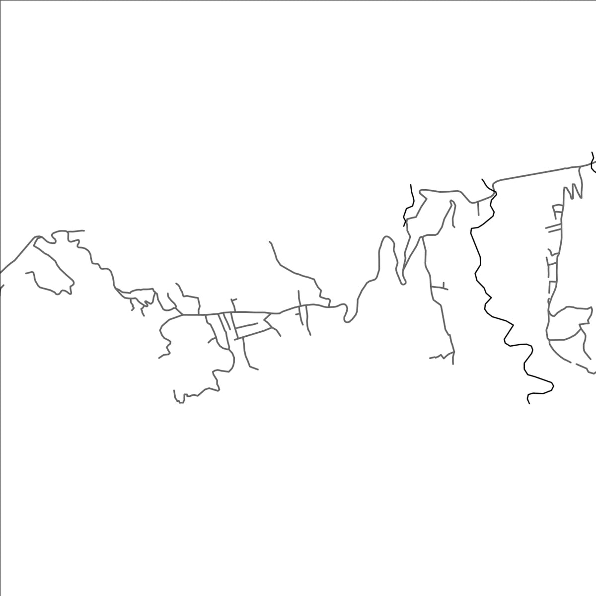 ROAD MAP OF CHIRONKAMBA, COMOROS BY MAPBAKES