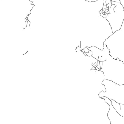 ROAD MAP OF DAJI, COMOROS BY MAPBAKES