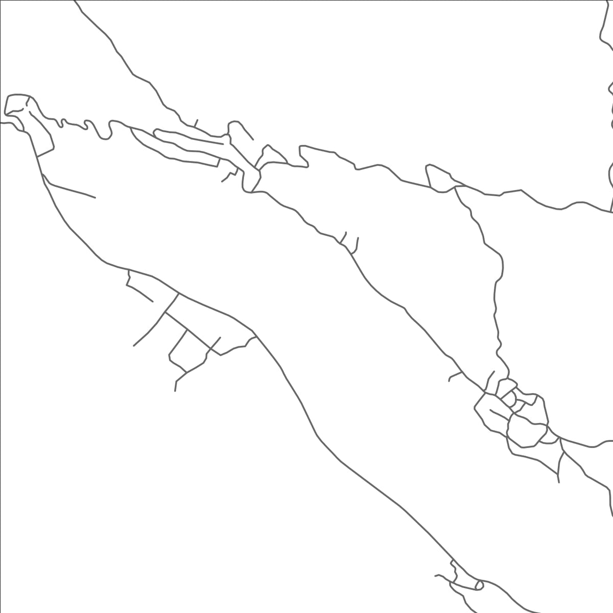 ROAD MAP OF DIMA, COMOROS BY MAPBAKES