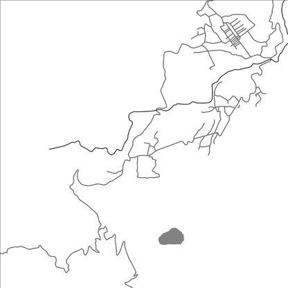 ROAD MAP OF DINDI, COMOROS BY MAPBAKES