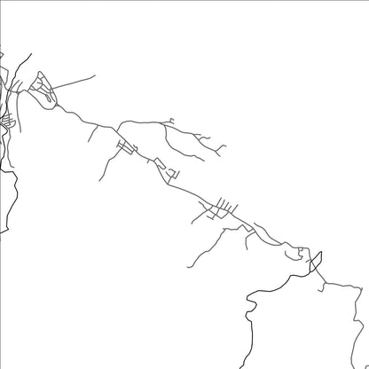ROAD MAP OF DJOYEZI, COMOROS BY MAPBAKES