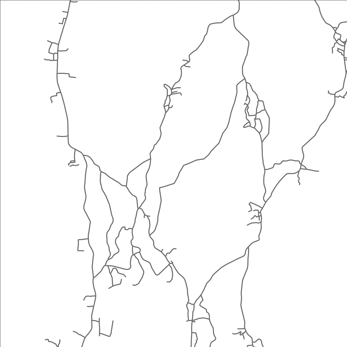 ROAD MAP OF DZAHANI, COMOROS BY MAPBAKES